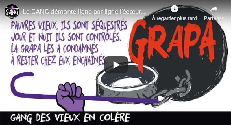 Le GANG démonte ligne par ligne l’écœurante propagande du contrôle GRAPA du ministre Bacquelaine.