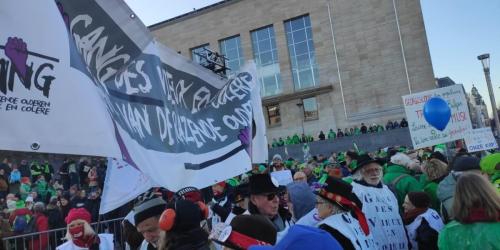 2025 01 13 manifestation avec les syndicats