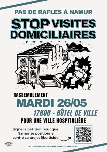 Affiche Non aux visites domiciliaires 1